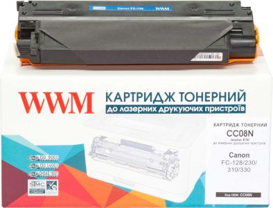 Картридж тонерний WWM для Canon FC-128/230/310/330 аналог E16 Black ( 2000 ст.) (CC08N)