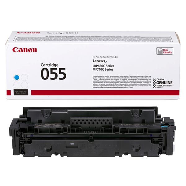 Заправка картриджа Canon 055 cyan (3015C002)