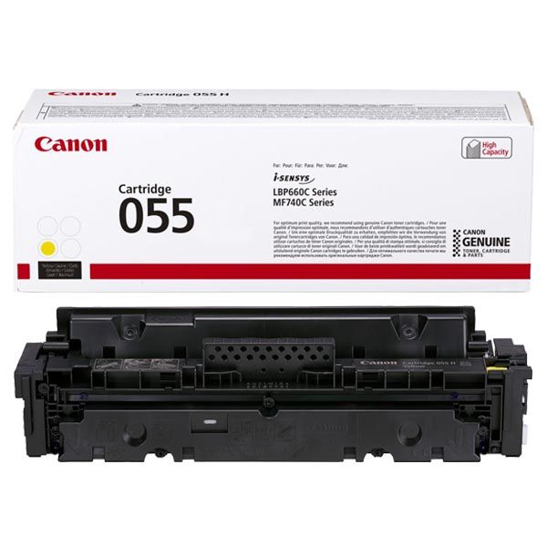 Заправка картриджа Canon 055 yellow (3013C002)