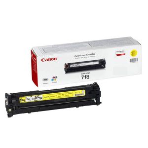 Заправка картриджа Canon 718 yellow (2659B002)