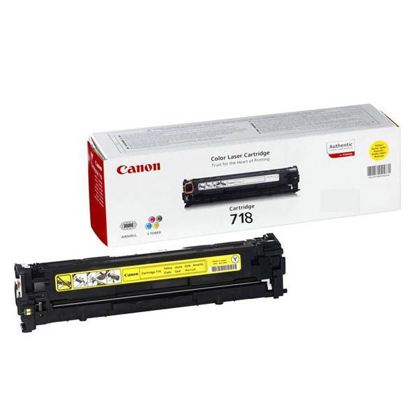 Заправка картриджа Canon 718 yellow (2659B002)