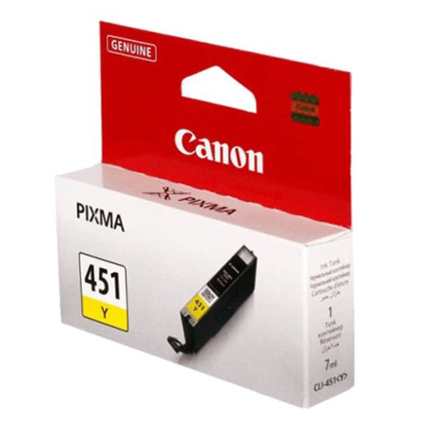 Заправка картриджа Canon CLI-451Y Yellow (6526B001)