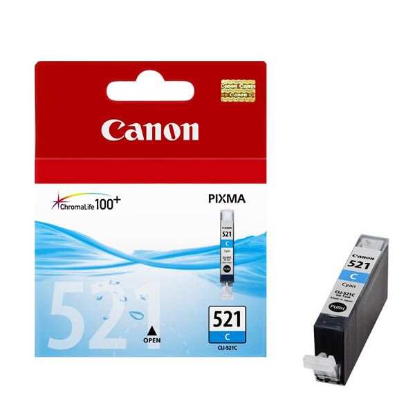 Заправка картриджа Canon CLI-521C Cyan (2934B004)