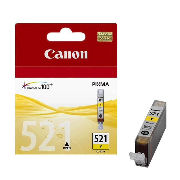 Заправка картриджа Canon CLI-521Y Yellow (2936B004)