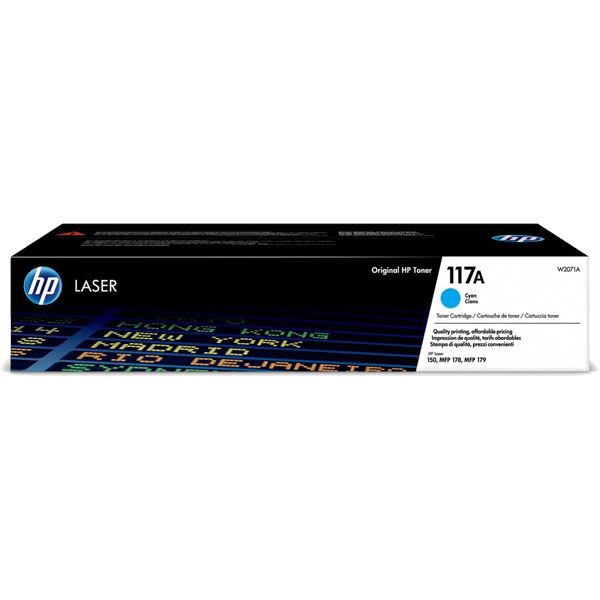 Заправка картриджа HP 117A (W2071A) Cyan