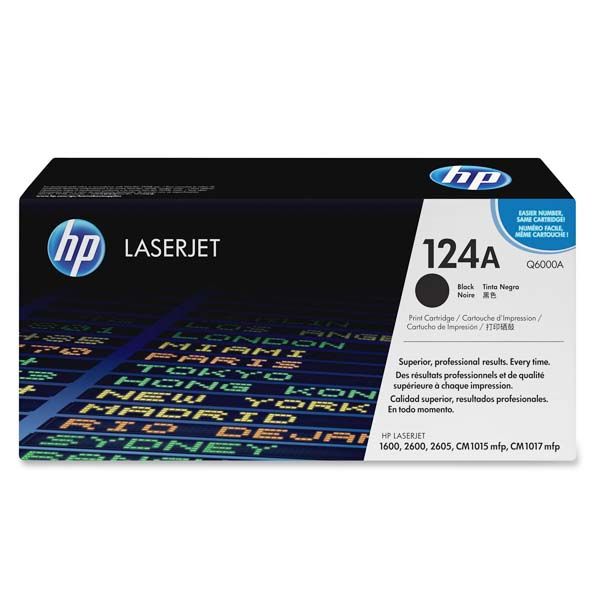 Заправка картриджа HP 124A black Q6000A