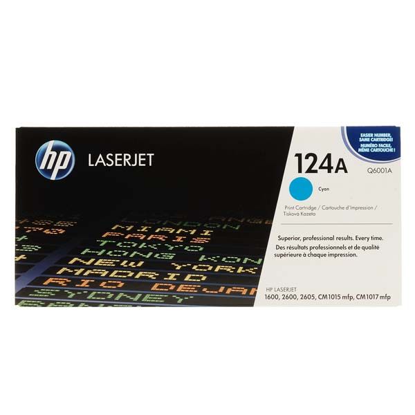 Заправка картриджа HP 124A cyan Q6001A