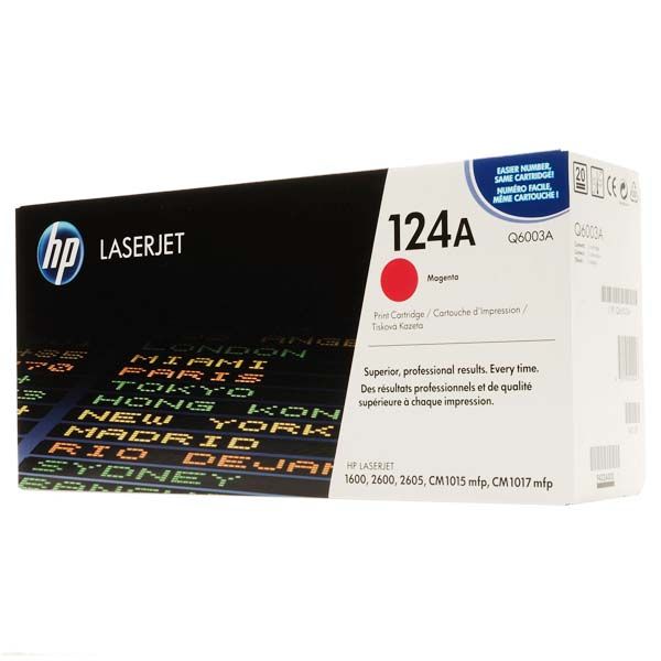 Заправка картриджа HP 124A magenta Q6003A