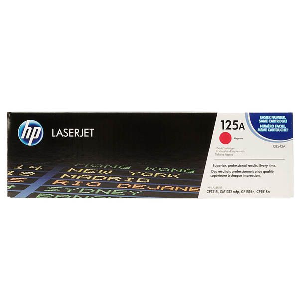 Заправка картриджа HP 125A magenta CB543A