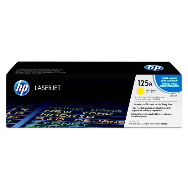 Заправка картриджа HP 125A yellow CB542A
