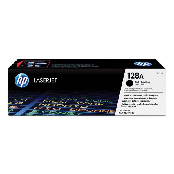 Заправка картриджа HP 128A black CE320A