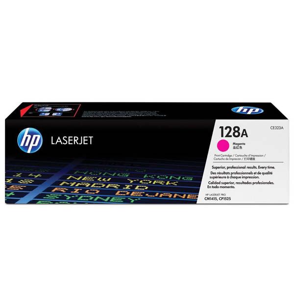 Заправка картриджа HP 128A Magenta CE323A