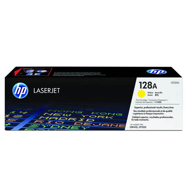 Заправка картриджа HP 128A Yellow CE322A