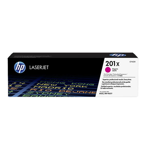 Заправка картриджа HP 201X Magenta CF403X
