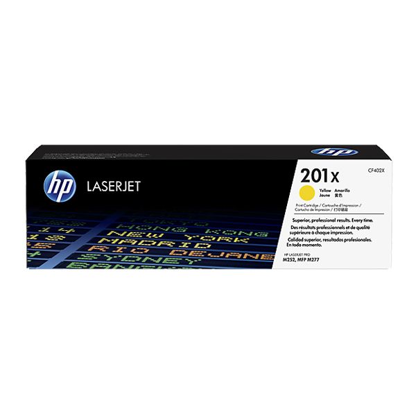Заправка картриджа HP 201X Yellow CF402X