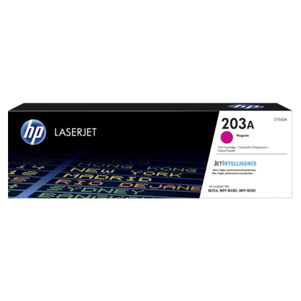 Заправка картриджа HP 203A magenta CF543A