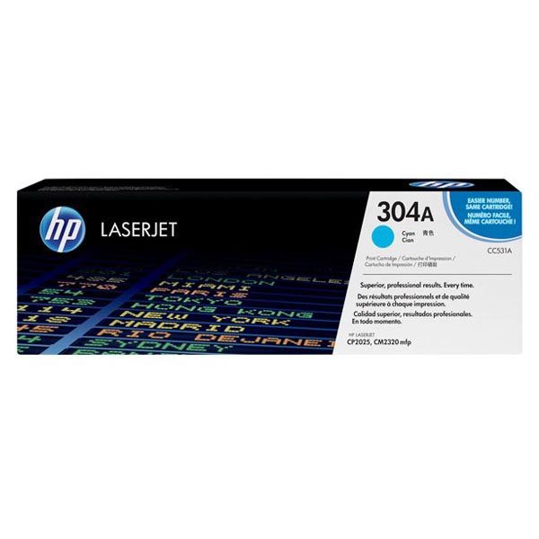 Заправка картриджа HP 304A cyan CC531A