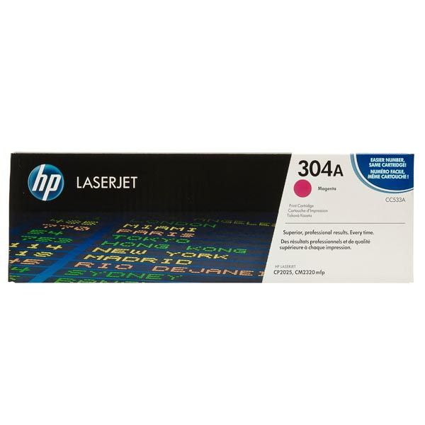 Заправка картриджа HP 304A magenta CC533A