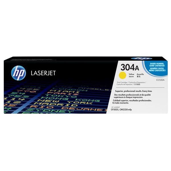 Заправка картриджа HP 304A yellow CC532A