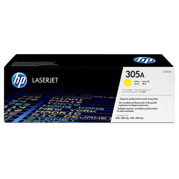 Заправка картриджа HP 305A yellow CE412A