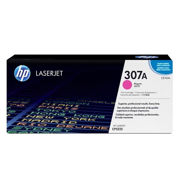 Заправка картриджа HP 307A magenta CE743A