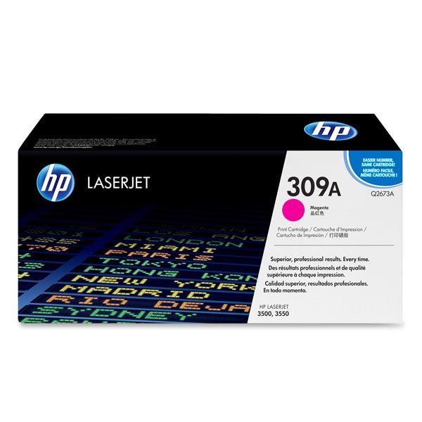 Заправка картриджа HP 309A magenta Q2673A