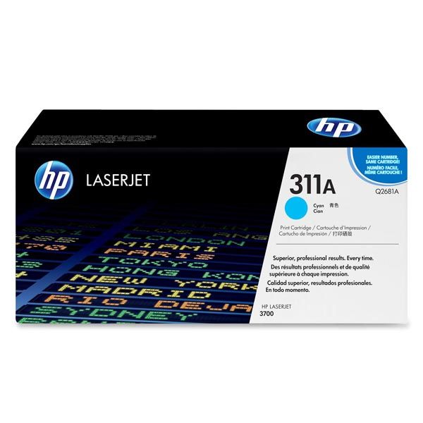 Заправка картриджа HP 311A cyan Q2681A