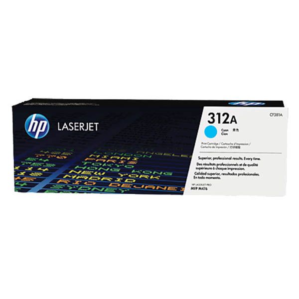 Заправка картриджа HP 312A cyan CF381A
