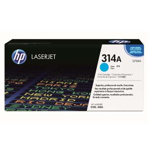 Заправка картриджа HP 314A cyan Q7561A