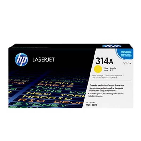 Заправка картриджа HP 314A yellow Q7562A
