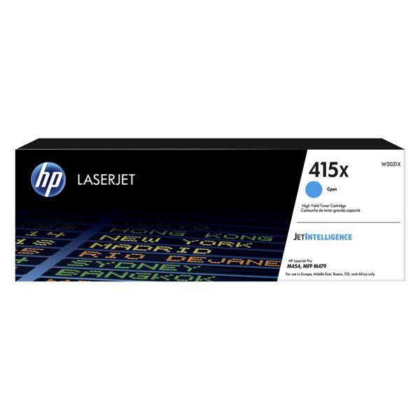 Заправка картриджа HP 415X cyan W2031X
