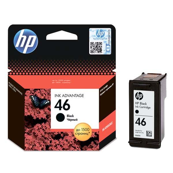 Заправка картриджа HP 46 black (CZ637AE)