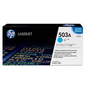 Заправка картриджа HP 503A cyan Q7581A