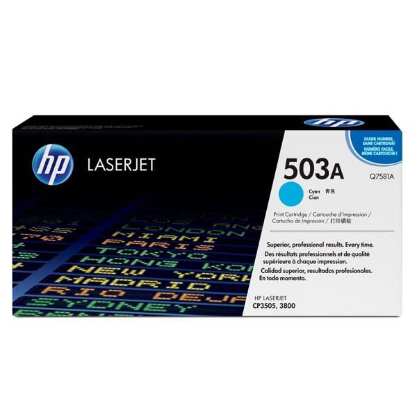 Заправка картриджа HP 503A cyan Q7581A