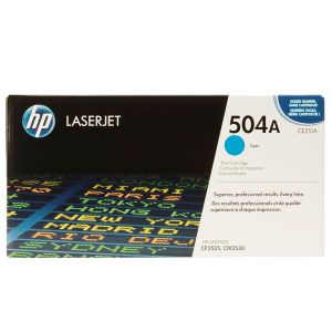 Заправка картриджа HP 504A cyan CE251A