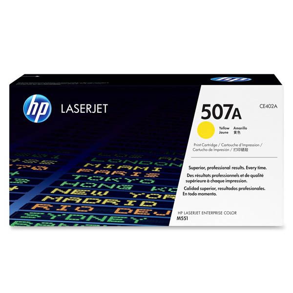 Заправка картриджа HP 507A yellow CE402A