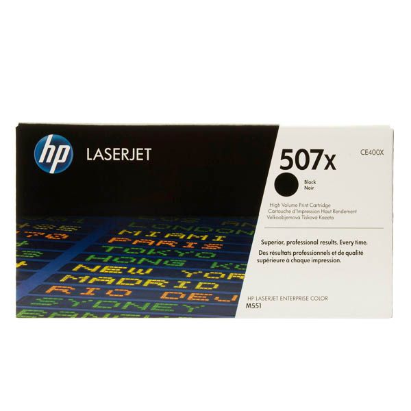 Заправка картриджа HP 507X black CE400X