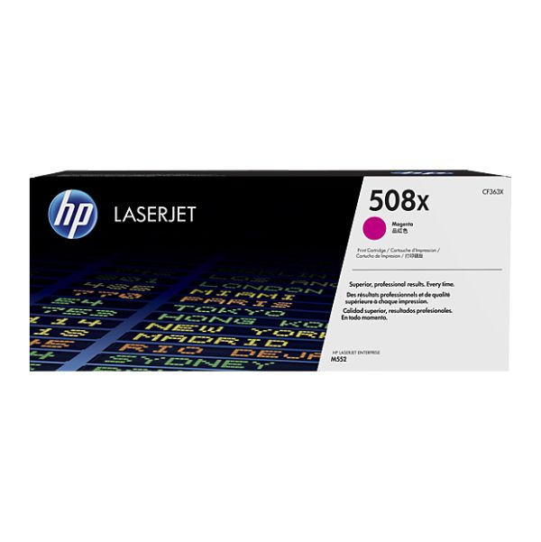 Заправка картриджа HP 508X Magenta CF363X