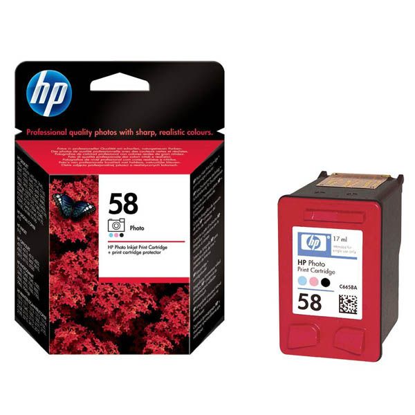 Заправка картриджа HP 58 photo C6658AE