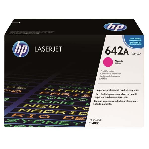 Заправка картриджа HP 642A magenta CB403A