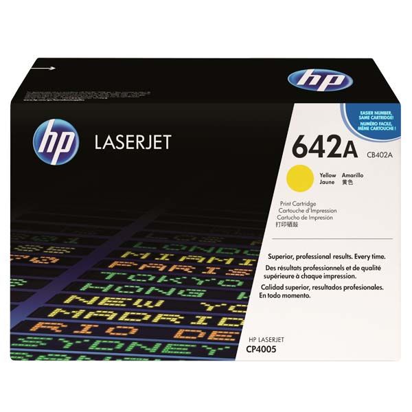 Заправка картриджа HP 642A yellow CB402A