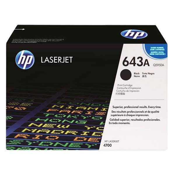 Заправка картриджа HP 643A black Q5950A