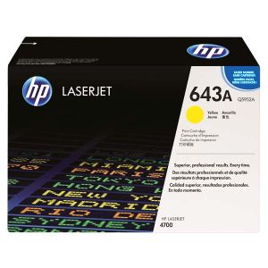 Заправка картриджа HP 643A yellow Q5952A