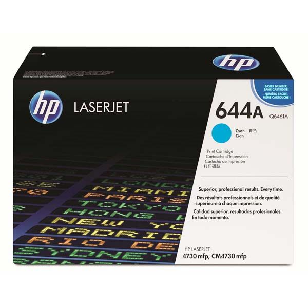 Заправка картриджа HP 644A cyan Q6461A