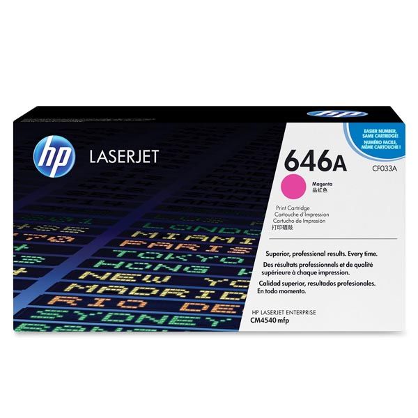 Заправка картриджа HP 646A magenta CF033A