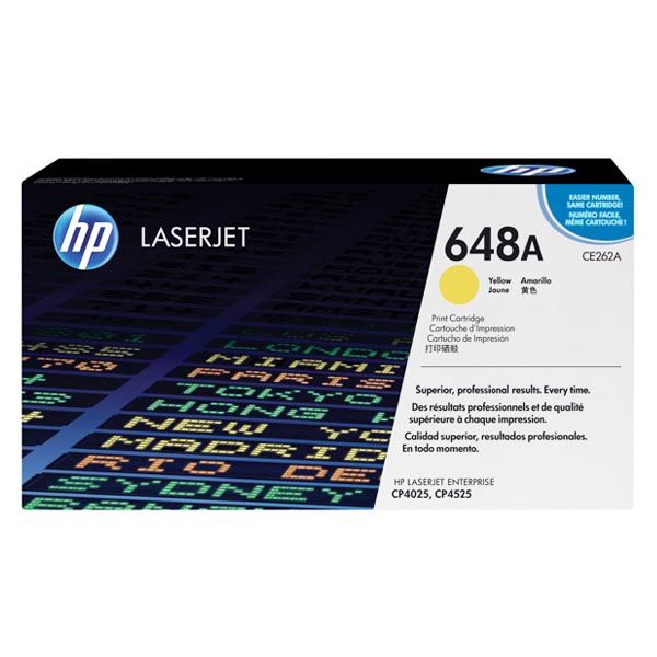 Заправка картриджа HP 648A yellow CE262A