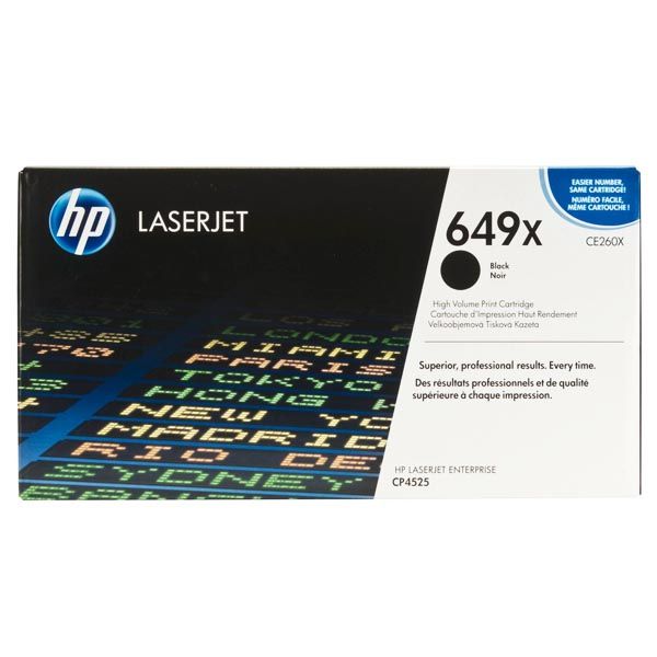 Заправка картриджа HP 649X black CE260X