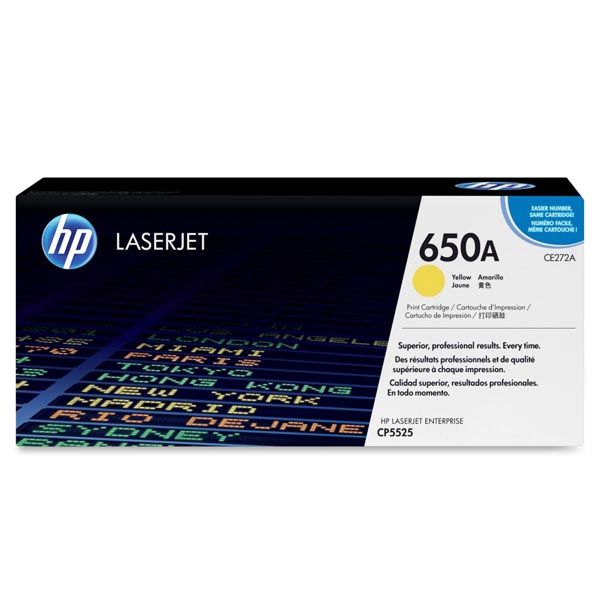 Заправка картриджа HP 650A yellow CE272A