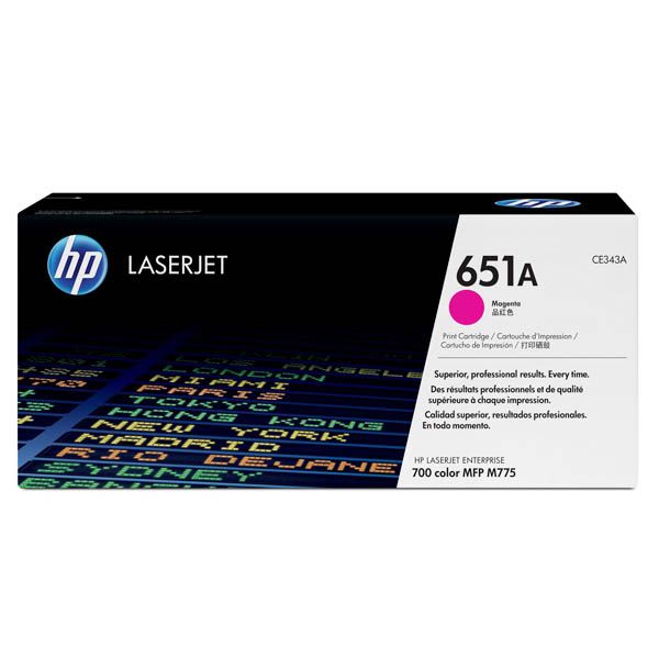 Заправка картриджа HP 651A Magenta CE343A