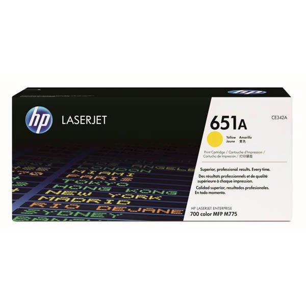 Заправка картриджа HP 651A Yellow CE342A
